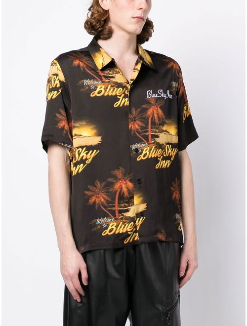 BLUE SKY INN graphic print short-sleeve shirt