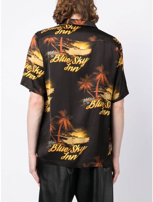 BLUE SKY INN graphic print short-sleeve shirt