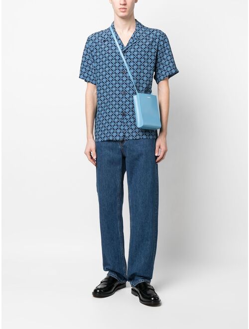 SANDRO monogram short-sleeved shirt