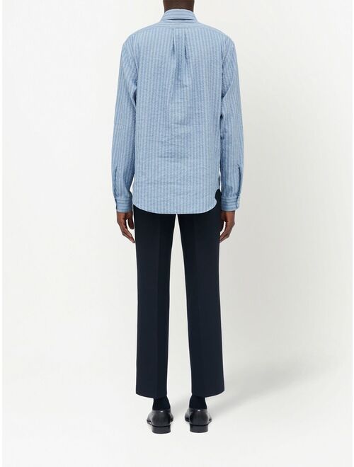 Maison Margiela stripe-pattern long-sleeve shirt