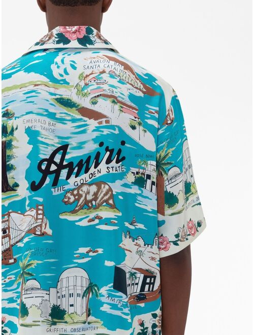 AMIRI California Hawaiian-print shirt