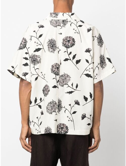 Nanushka floral-print short-sleeve shirt