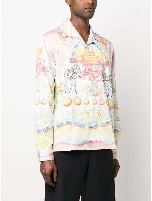 Casablanca printed cotton shirt