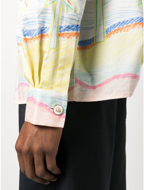 Casablanca printed cotton shirt