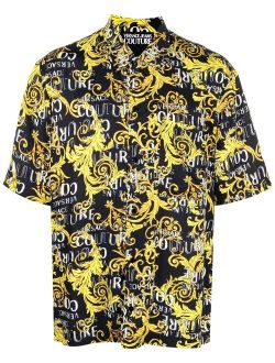 Jeans Couture baroque-print short-sleeve shirt