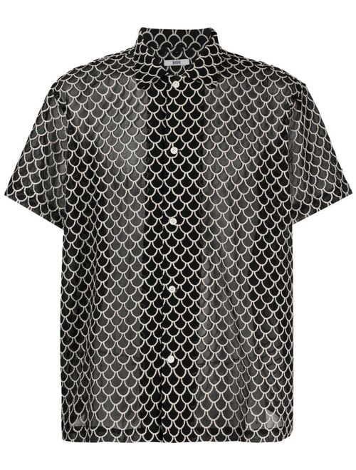 BODE all-over graphic-print shirt