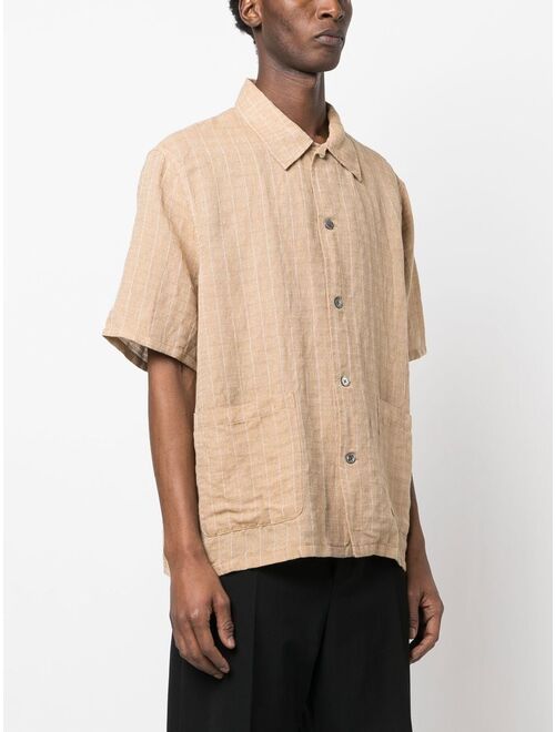 OUR LEGACY Elder checked short-sleeve shirt