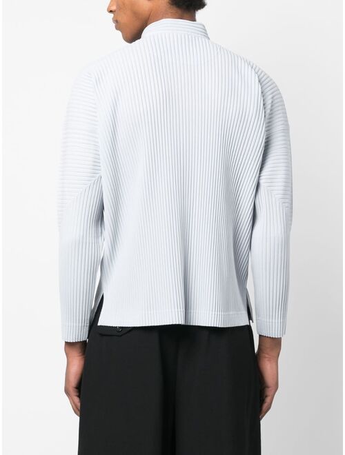 Homme Plisse Issey Miyake ribbed long-sleeve shirt