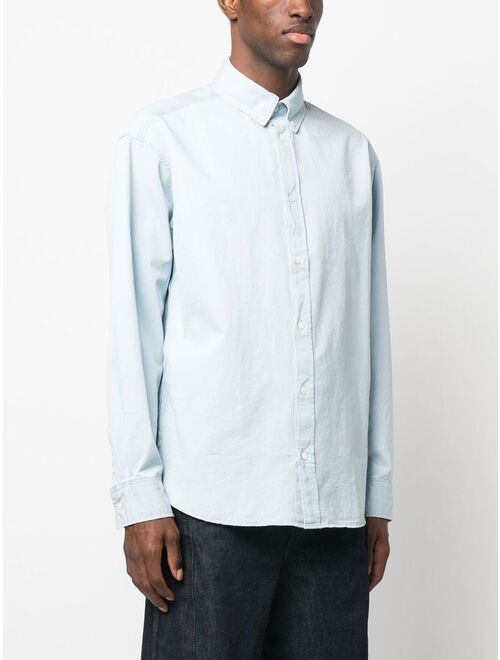 Maison Kitsune Chillax print relaxed shirt