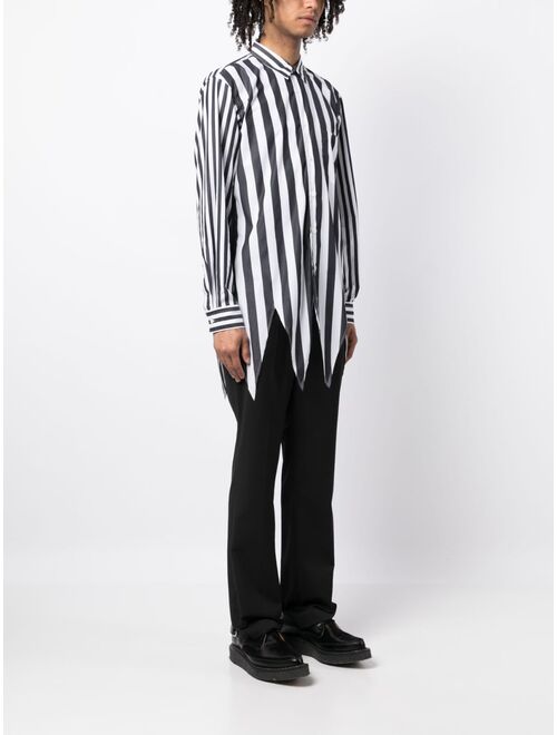 Comme Des Garcons Homme Plus striped long-sleeve cotton shirt