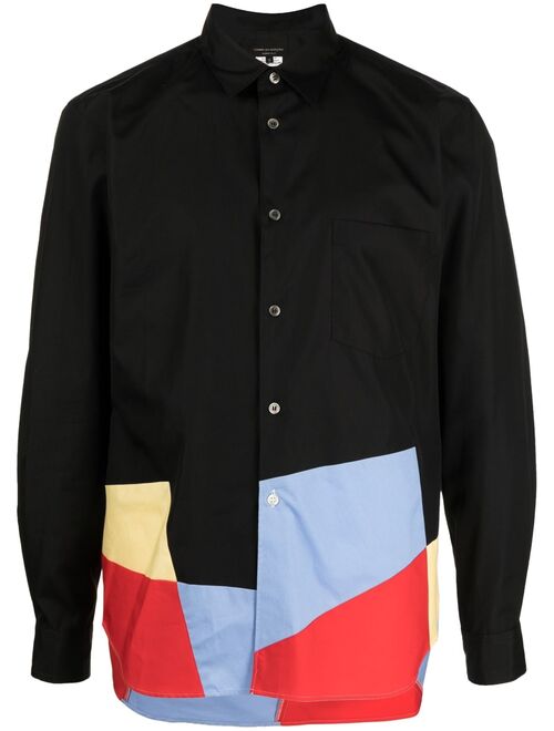 Comme Des Garcons Homme Plus graphic-print long-sleeved shirt