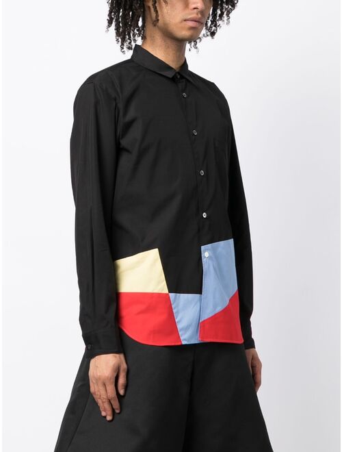 Comme Des Garcons Homme Plus graphic-print long-sleeved shirt