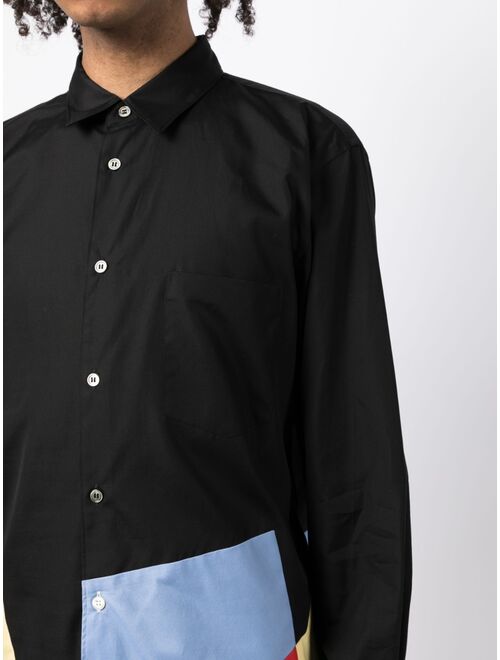 Comme Des Garcons Homme Plus graphic-print long-sleeved shirt