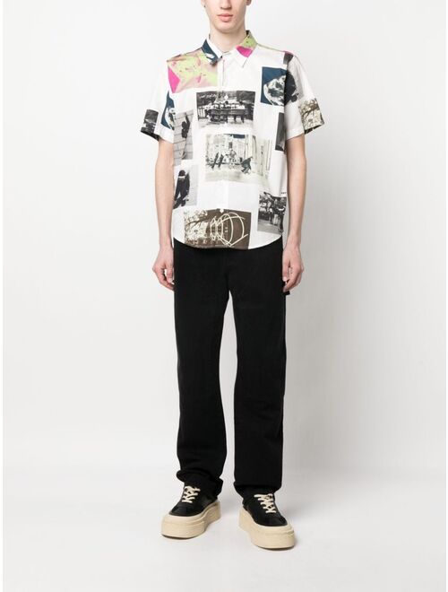 Pop Trading Company photo-print cotton shirt