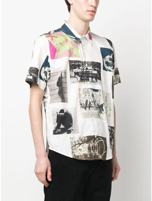 Pop Trading Company photo-print cotton shirt