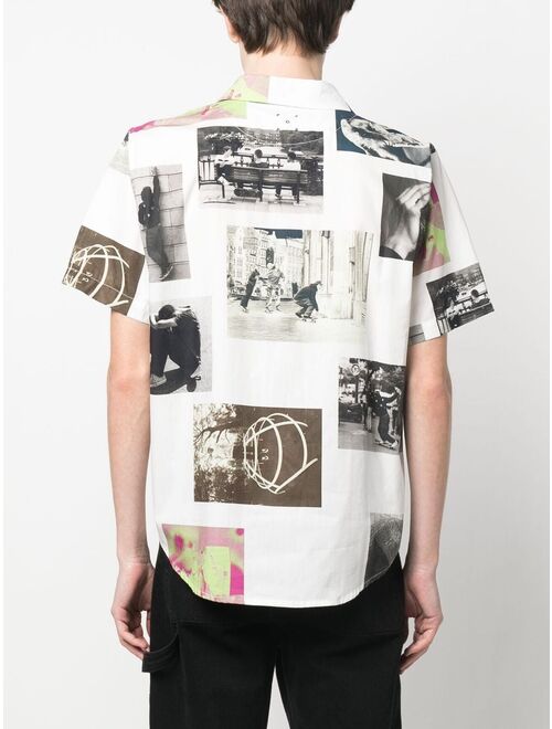 Pop Trading Company photo-print cotton shirt