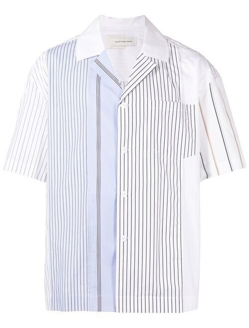 Feng Chen Wang short-sleeve striped shirt