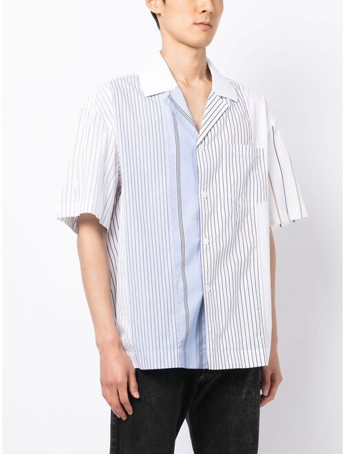 Feng Chen Wang short-sleeve striped shirt