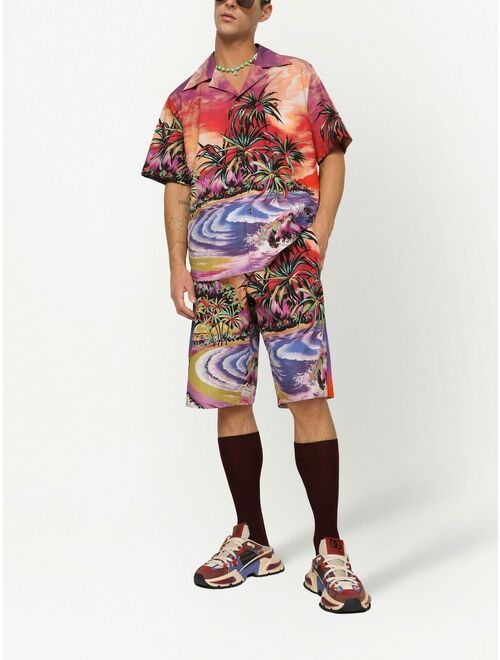 Dolce & Gabbana graphic-print short-sleeve shirt