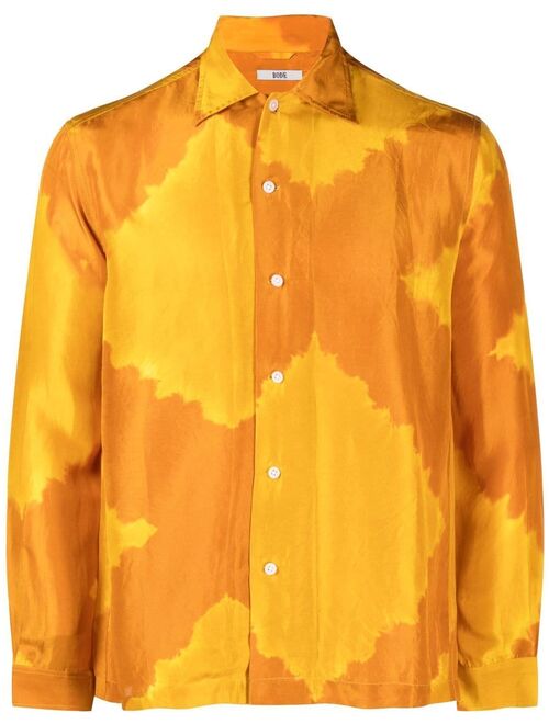 BODE Lehariya Dye silk shirt