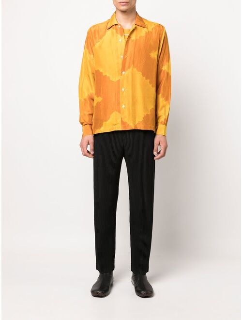 BODE Lehariya Dye silk shirt