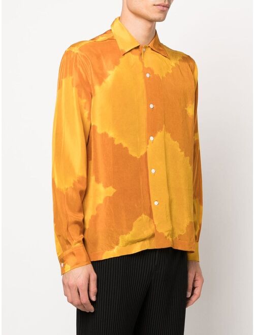 BODE Lehariya Dye silk shirt