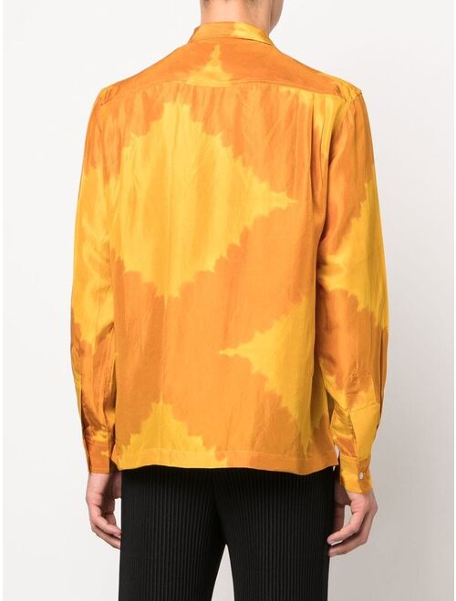 BODE Lehariya Dye silk shirt