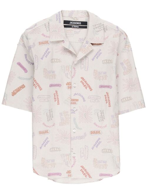 Jacquemus La chemise Jean-print shirt