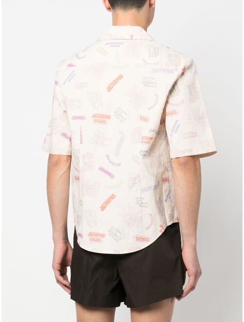 Jacquemus La chemise Jean-print shirt