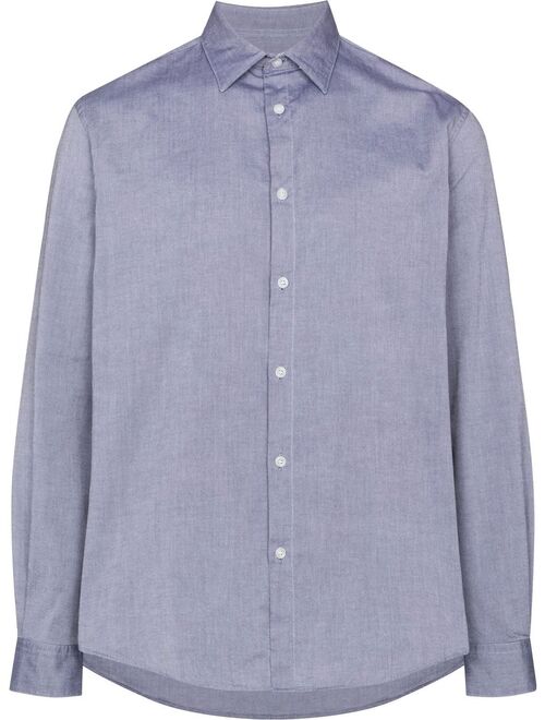 Sunspel casual button-up long-sleeve shirt