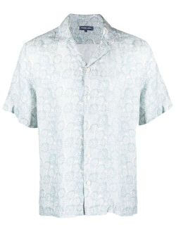 Frescobol Carioca floral-print linen shirt