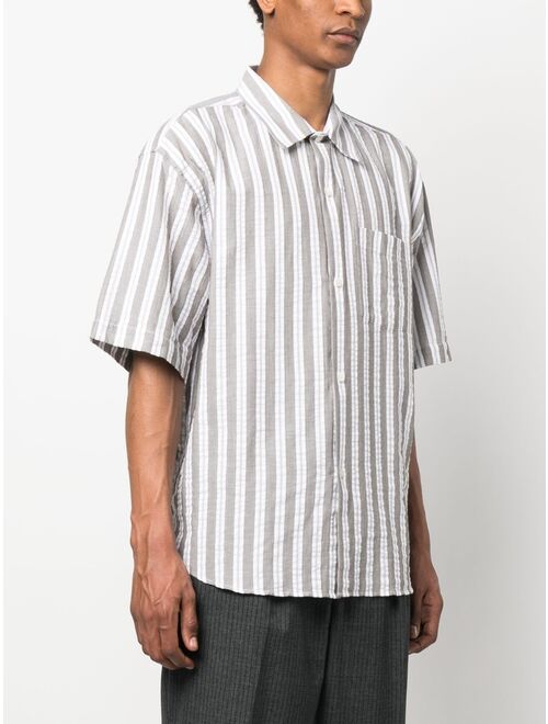 mfpen striped short-sleeve shirt