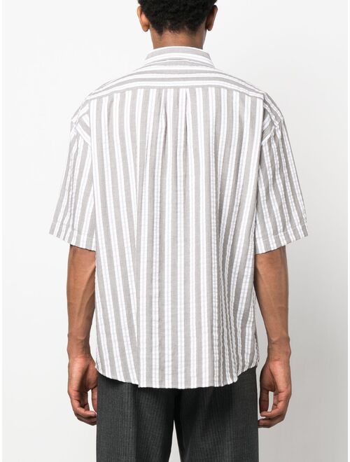 mfpen striped short-sleeve shirt