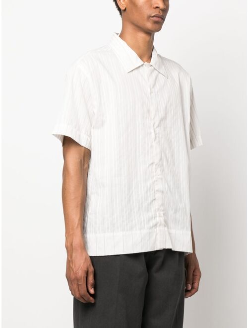 mfpen pinstriped short-sleeve shirt