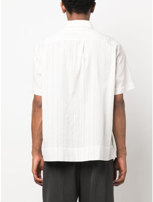 mfpen pinstriped short-sleeve shirt