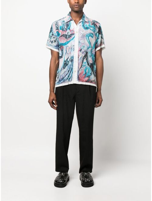 Endless Joy Hypnic Jerk silk shirt