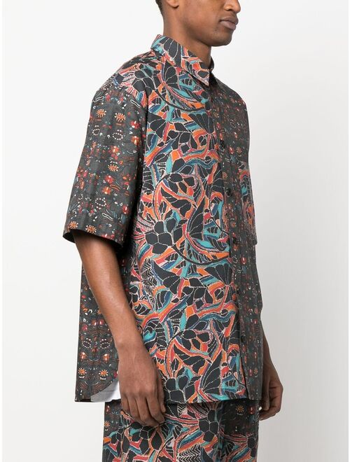 MARANT graphic-print cotton shirt