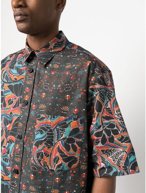 MARANT graphic-print cotton shirt