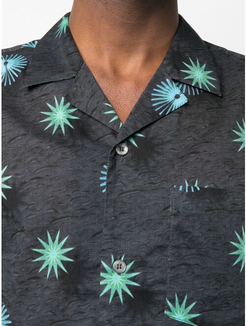 Wood Wood Brandon abstract beach shirt