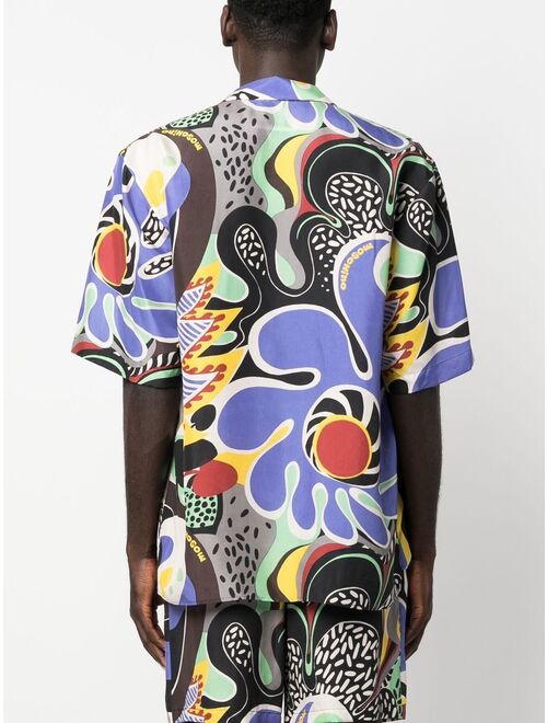 Moschino graphic-print Cuban shirt