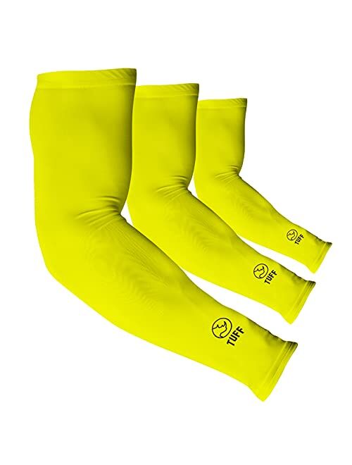 Tuff Sports Wear TUFF Compression Cooling Arm Sleeves - UPF 50 Arm Sleeves for Men & Women