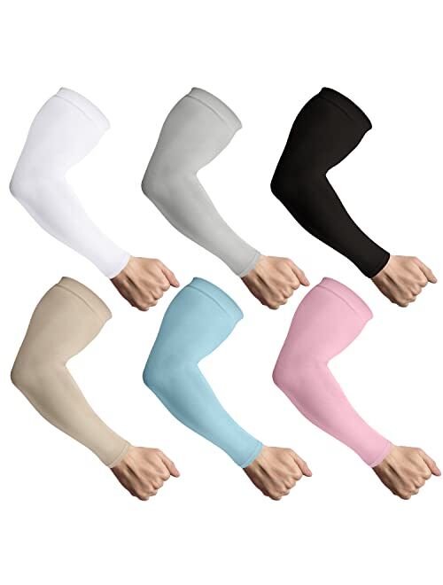 LUOLIIL VOE Sun Protection Cooling Arm Sleeves for Men &Women,Compression Sleeves for Football, Golf & Volleyball