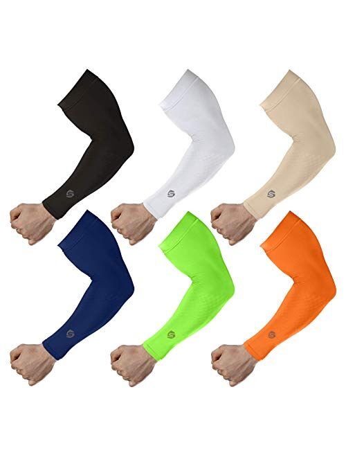 SHINYMOD UV Protection Arm Sleeves Men Women Cycling Driving Golfing Running