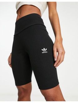 legging shorts in black