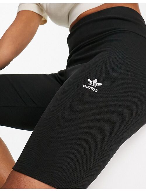 adidas Originals legging shorts in black