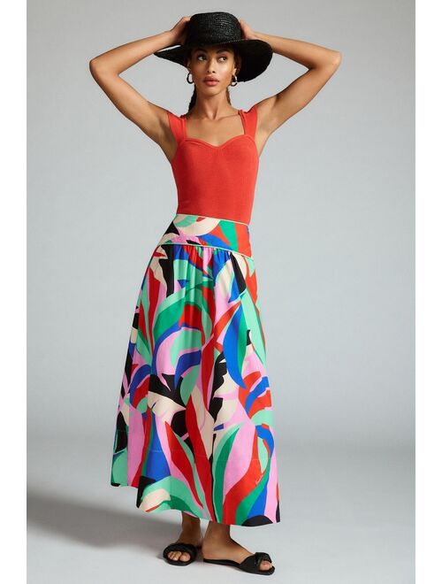 Farm Rio Colorful Monstera Skirt