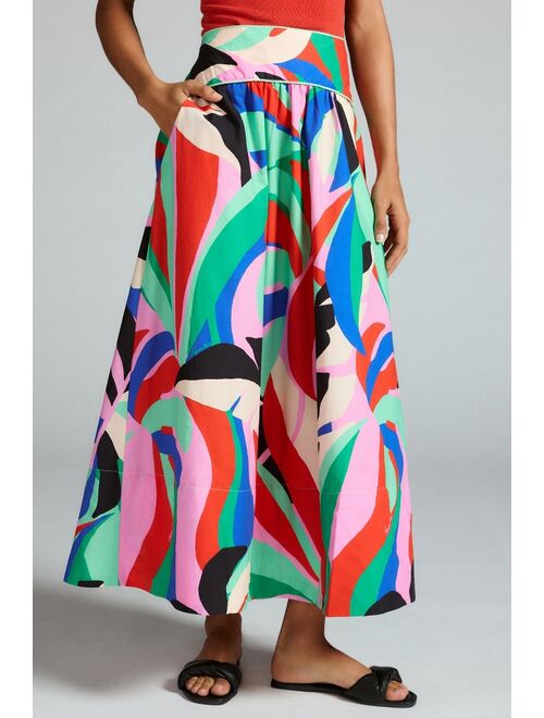 Farm Rio Colorful Monstera Skirt