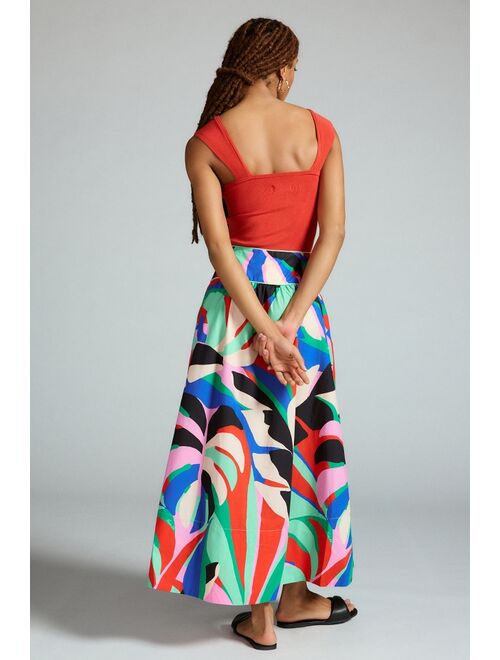 Farm Rio Colorful Monstera Skirt