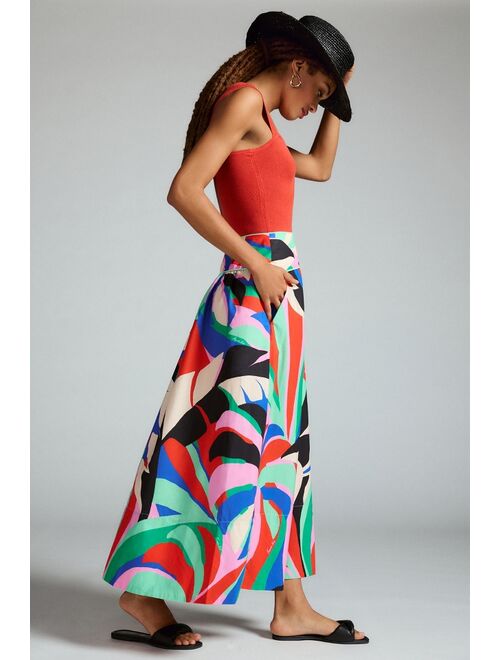 Farm Rio Colorful Monstera Skirt