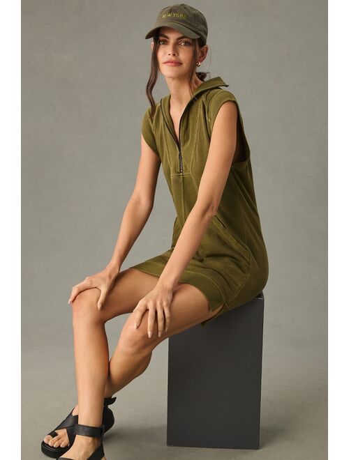 Daily Practice by Anthropologie Meru Zip-Front Mini Dress